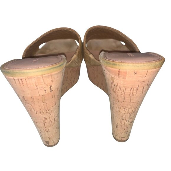 Veronica Beard Dali Cork Platform Wedge Womens Size 10 - Picture 9 of 12